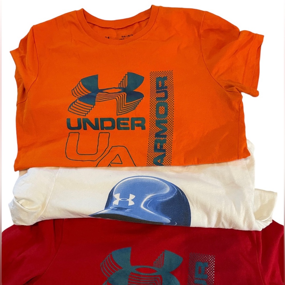 3 Under Armour boy t-shirts!!